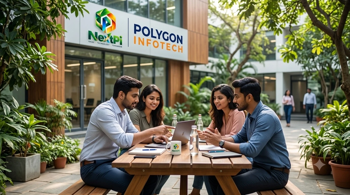 polygon infotech team nature